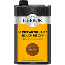Cire antiquaire « black bison » liquide 1L - Chêne foncé - LIBERON